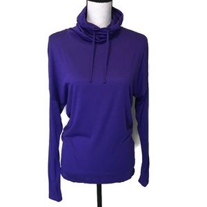 Nike Dri Fit Funnel Neck Long Sleeve Shirt Top